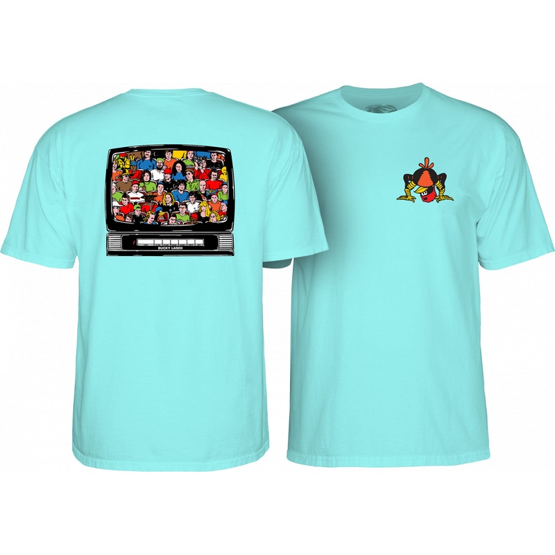 Powell Peralta Bucky Lasek Stadium T-Shirt – Celadon M Turquoise