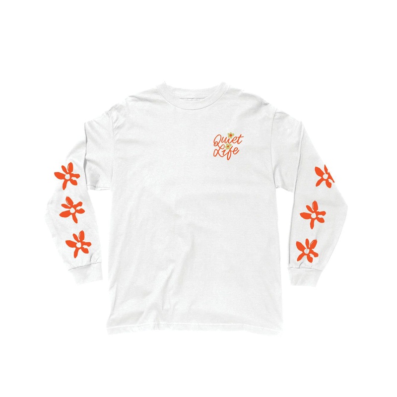 Quiet Life – Floral Long Sleeve T-Shirt L Cream