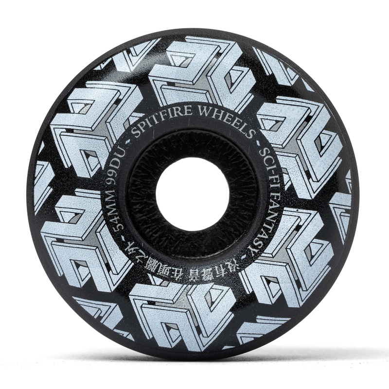 SPITFIRE WHEELS X SCI-FI FANTASY FORMULA FOUR 99D DYSON CONICAL BLACK (54MM) 54MM