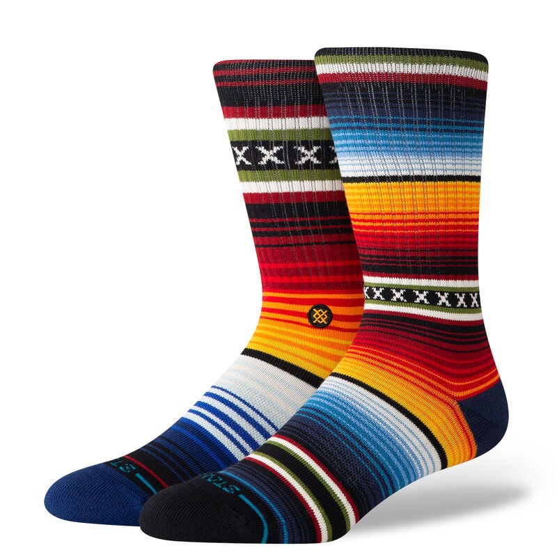 Stance Curren Red Crew Socks S