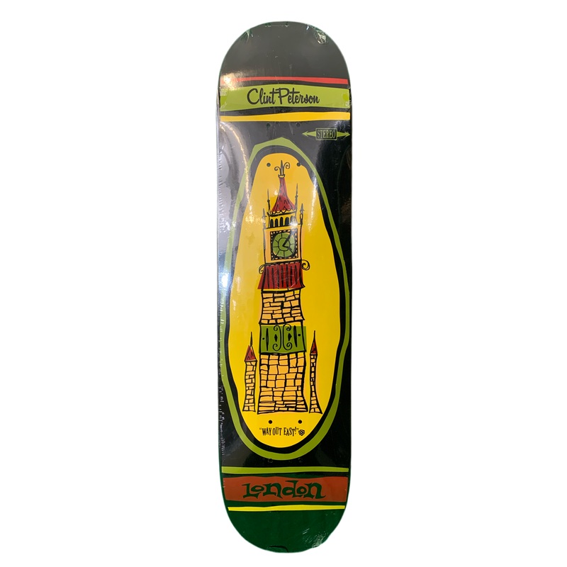 Stereo Clint Peterson Way Out East Classic Skateboard Deck