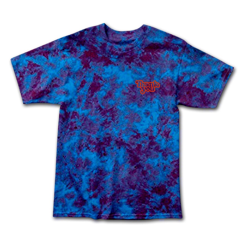 Thank You Collide Tie Dye Logo Tee TIE DYE SMALL
