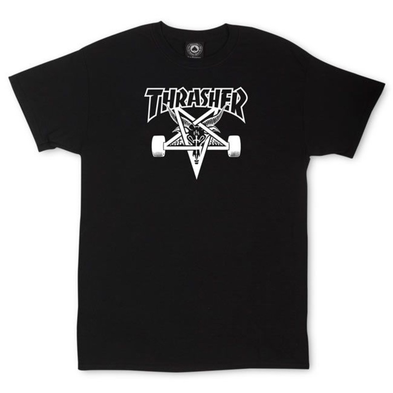 THRASHER SKATE GOAT T-SHIRT BLACK SMALL