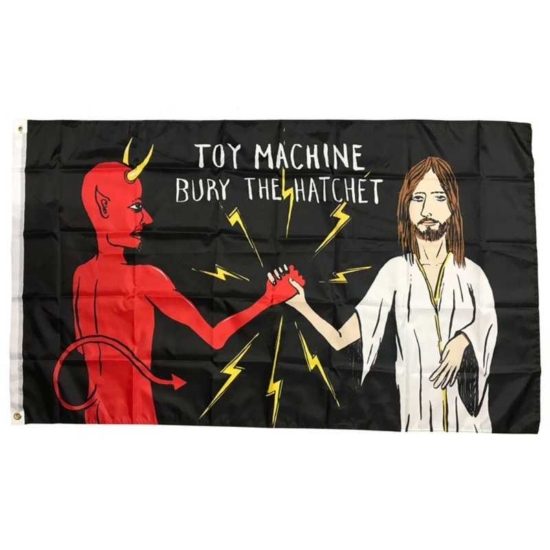 TOY MACHINE BURY THE HATCHET FLAG