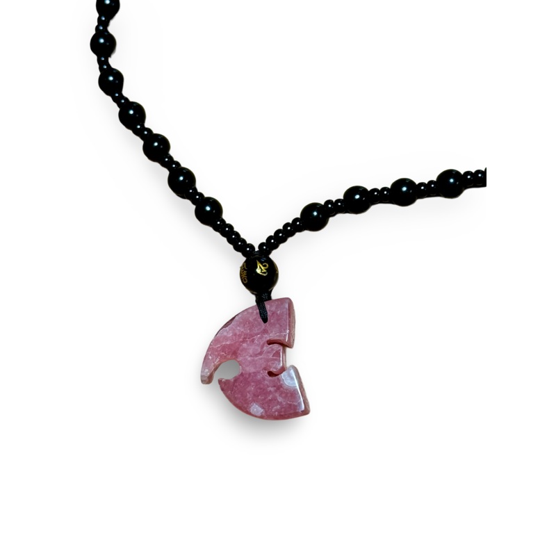 Wu Tang Necklace -Rhodochrosite