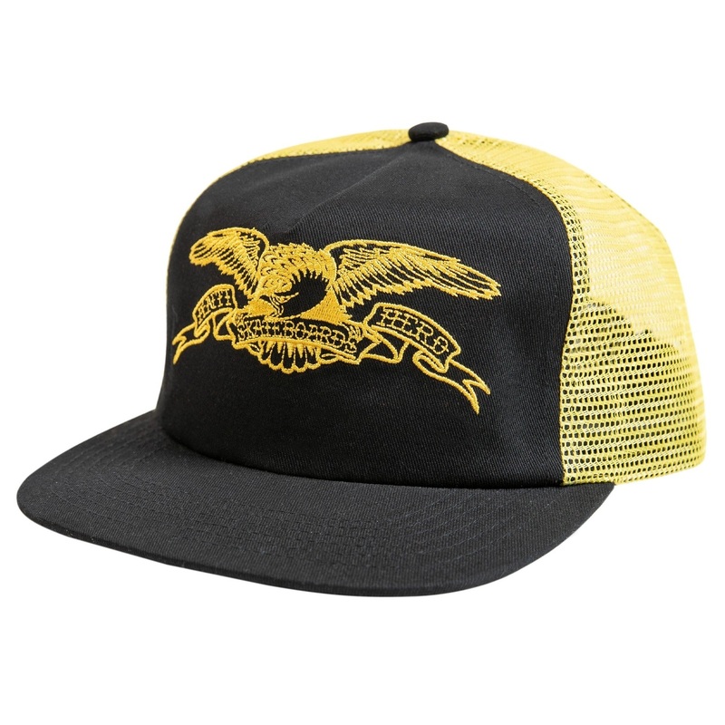 ANTIHERO BASIC EAGLE SNAPBACK BLACK/GOLD