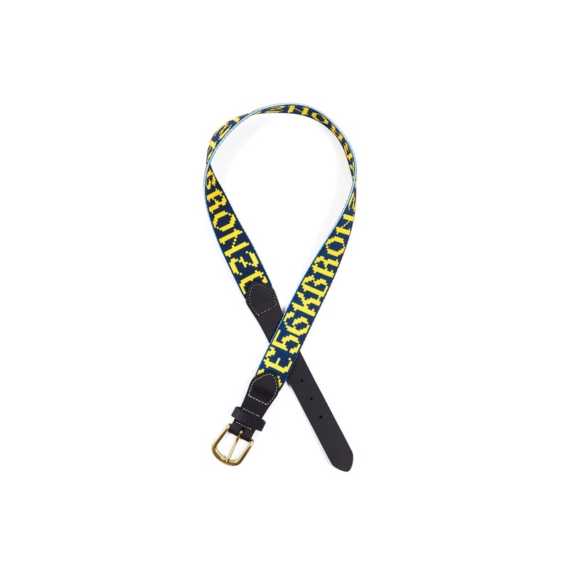 Bronze 56K Old E Belt Navy