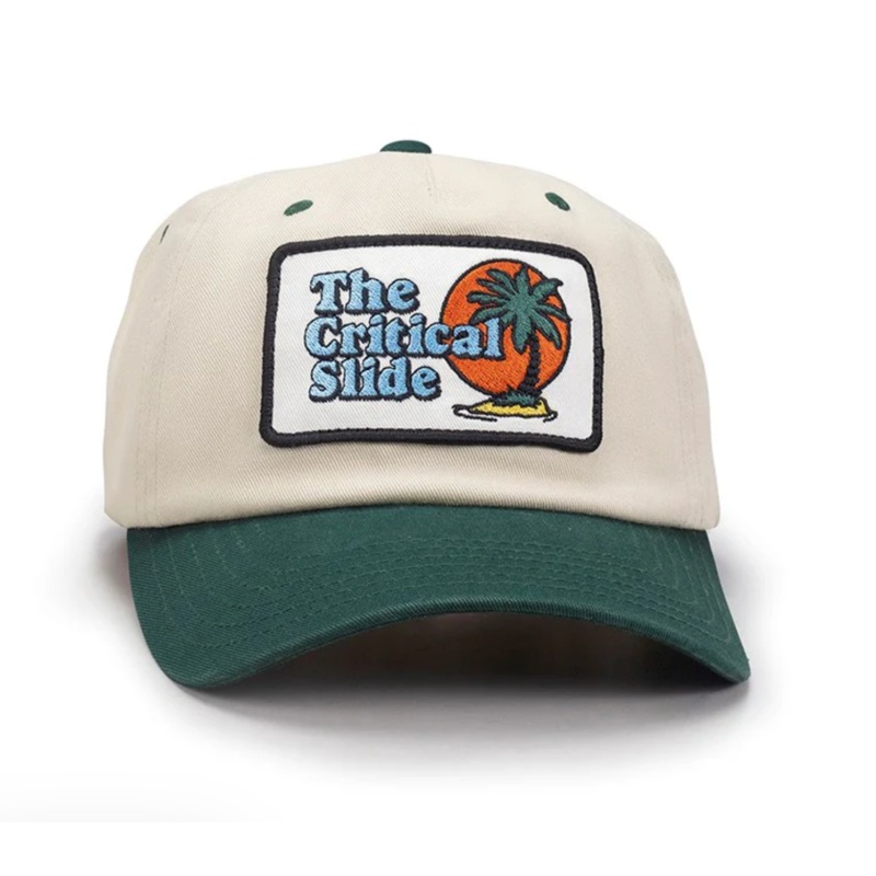 Critical Slde Oasis Twill Cap – Ecru