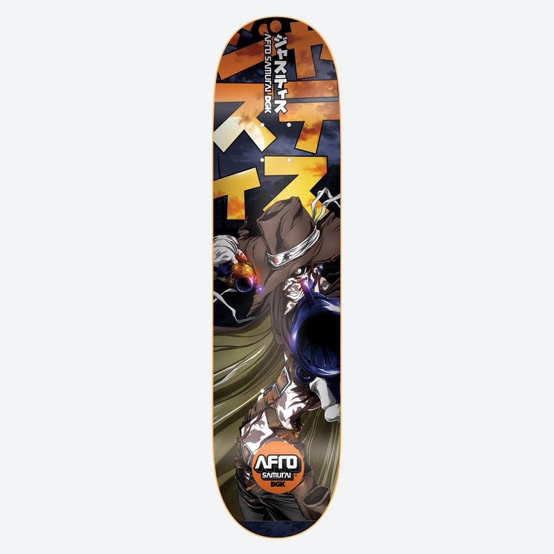 DGK x Afro Samurai Justice Skateboard Deck – 8.1 Multi