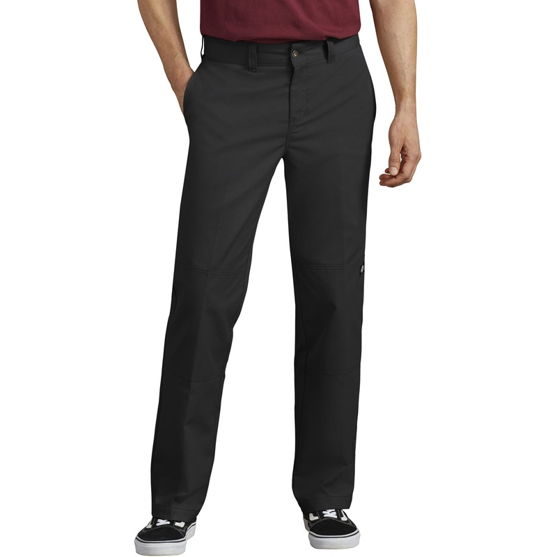 Dickies 67 Regular Fit Double Knee Pants – Black 26 30 Black