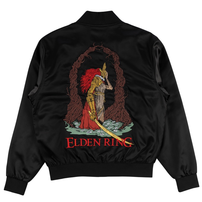 ELDEN RING X WELCOME – Malenia Embroidered Satin Souvenir Jacket X-Small