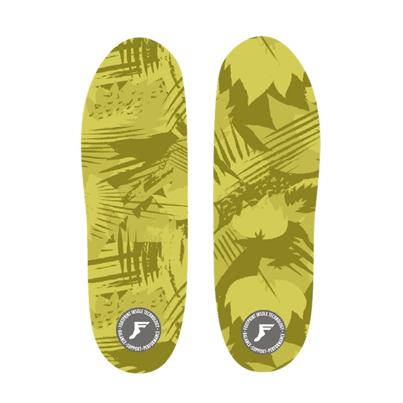 FP INSOLES KING FOAM FLAT 3MM GREEN CAMO 5-10.5