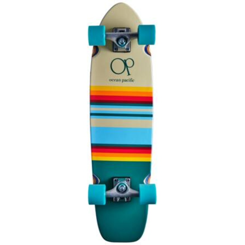 OCEAN PACIFIC COMPLETE SWELL CRUISER WHITE/TEAL (8.25″ X 31″)