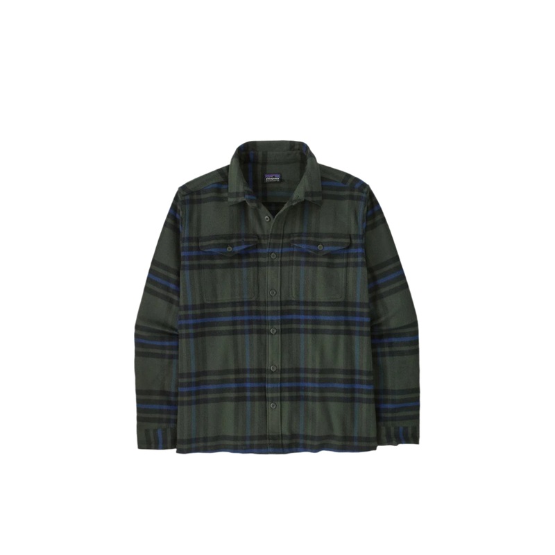 Patagonia Men’s Fjord Flannel Catch: Old Growth Green S