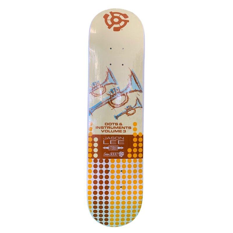 Stereo Jason Lee Dots & Instruments Vol 3 7.75″ Classic Skateboard Deck