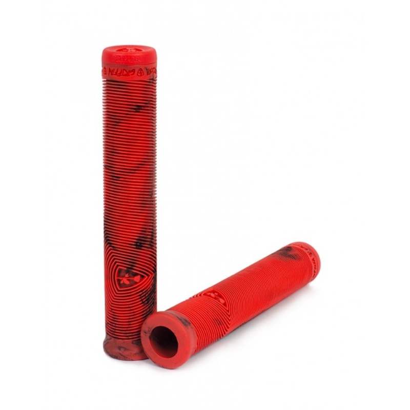 Subrosa BMX Griffin Grips DCR – Black/Neon Red Marble