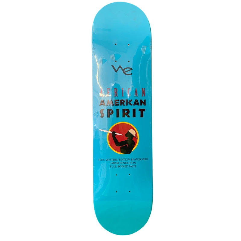 Western Edition Jabari Pendleton Blue American Spirit Blue 7.75″ Classic Skateboard Deck