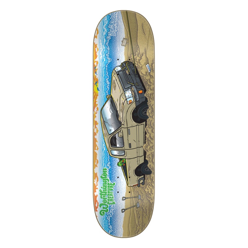 8.6in Worthington Paradise VX Creature Skateboard Deck