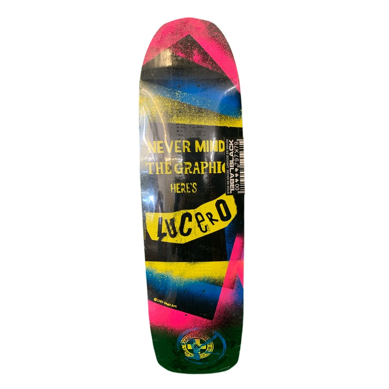 Black Label John Lucero Never Mind The Graphic 9.25″ Classic Skateboard Deck