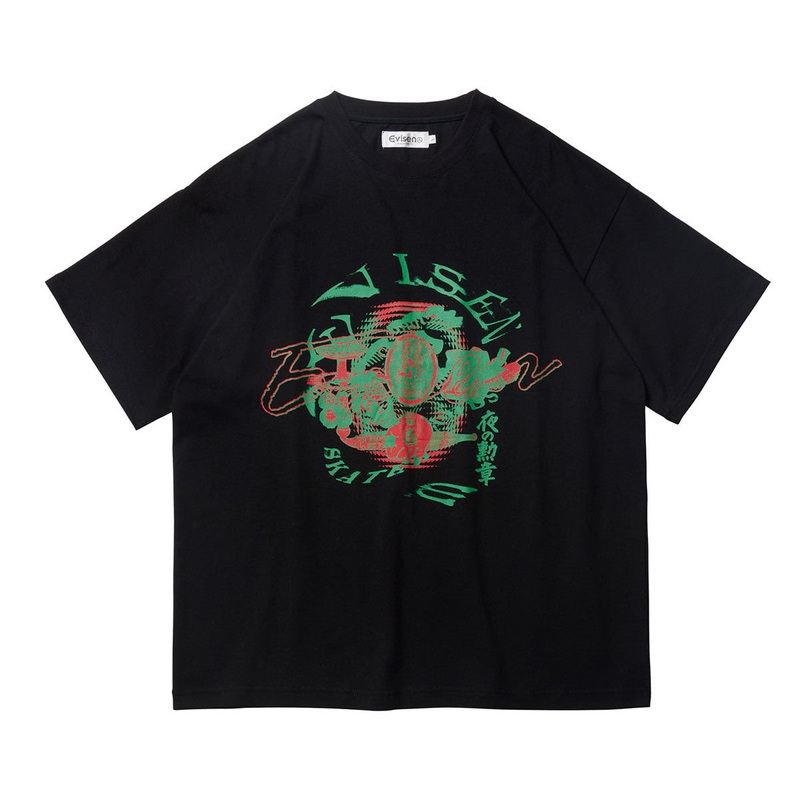 Evisen Skateboards Enma Tee Black L