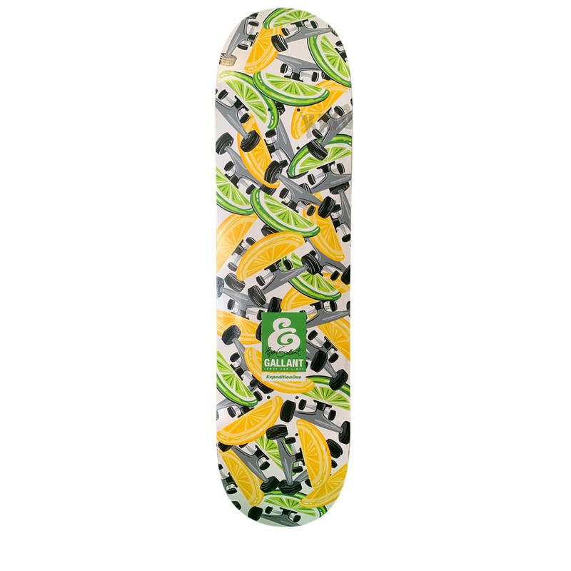 ExpeditionOne Ryan Gallant Lemon Lime Boards 7.75″ Classic Skateboard Deck