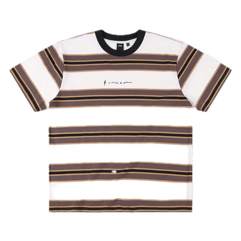 FORMER RAMPANT STRIPE T-SHIRT COPPER SMALL