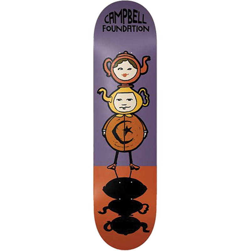 FOUND CAMPBELL TEAPOT TOTEM DECK 8.25″