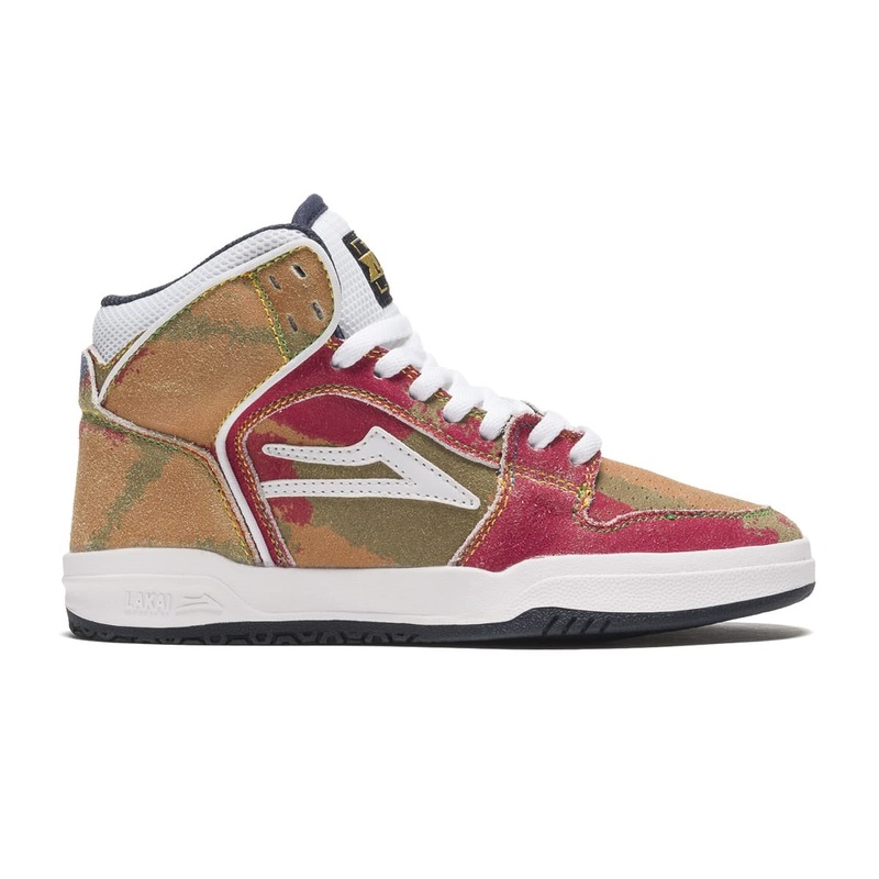 Lakai Shoes Telford Kids – Multi Suede 11 Orange