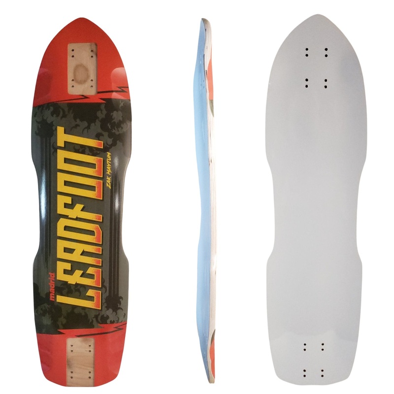 Madrid: The Leadfoot 32″ Longboard Deck