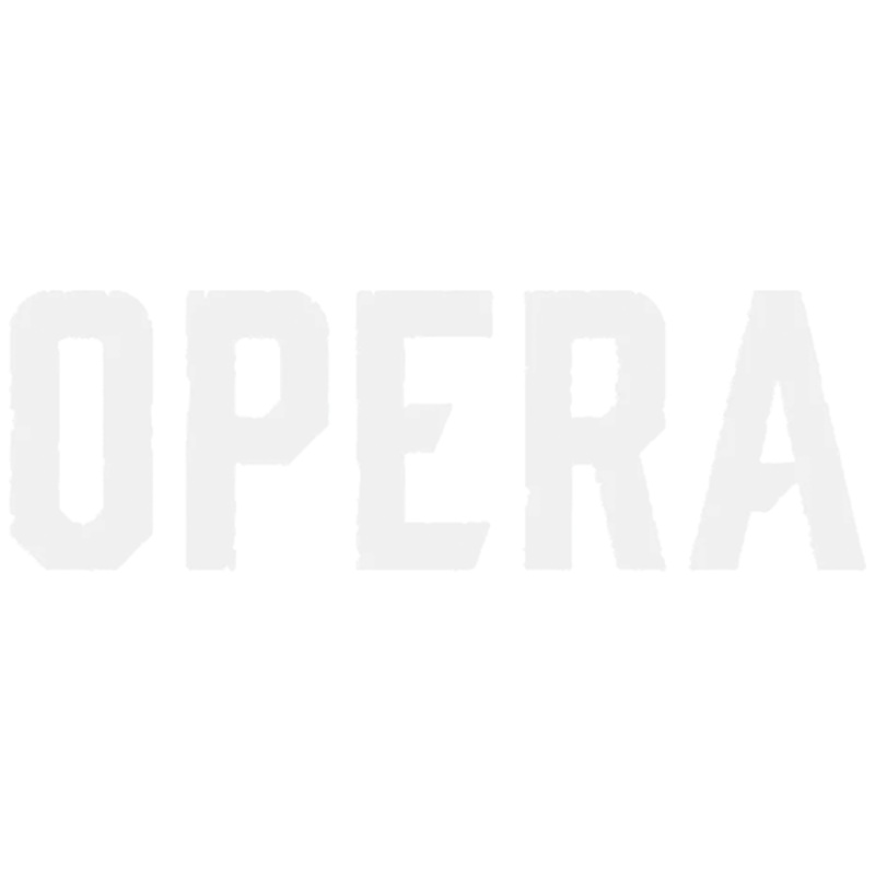 OPERA LOGO VINYL DIE-CUT STICKER BLUE