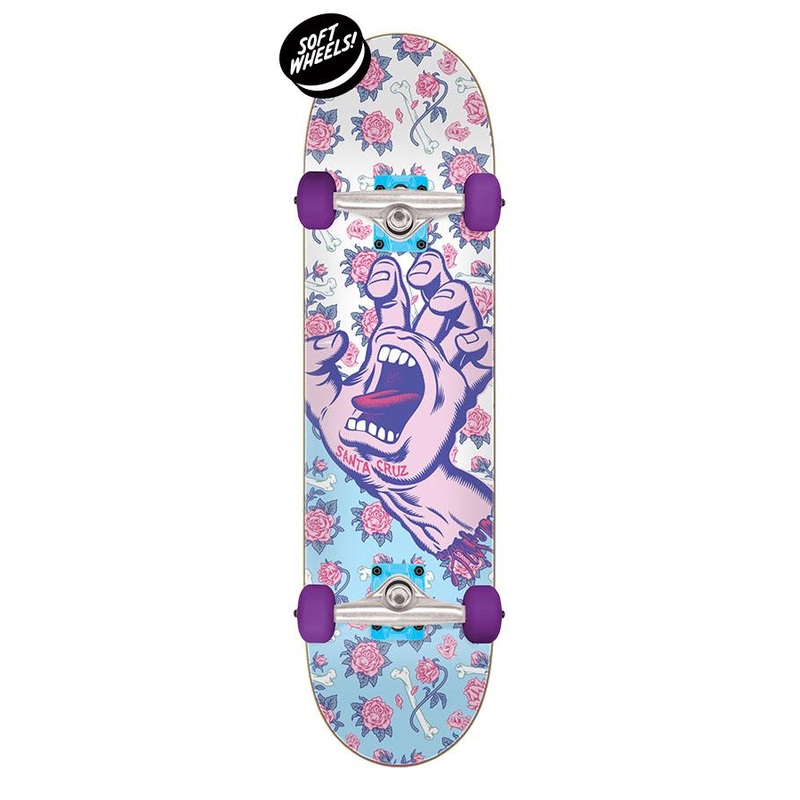 SANTA CRUZ COMPLETE FLORAL DECAY HAND MINI (7.75″ X 30″) 7.75″