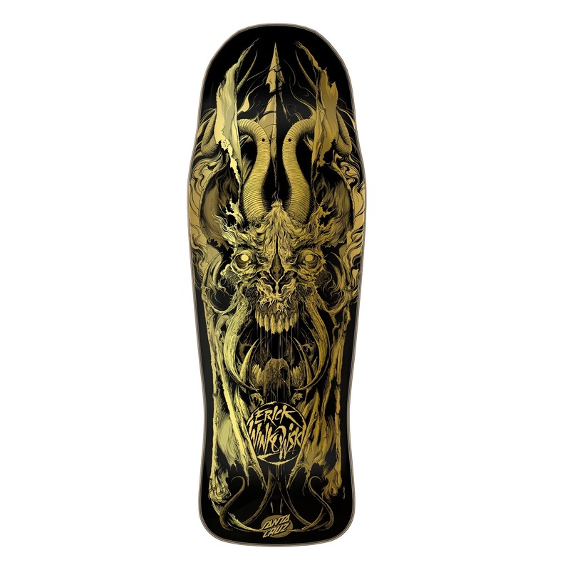 Santa Cruz Winkowski Primeval Gold Shaped Skateboard Deck – 10.34