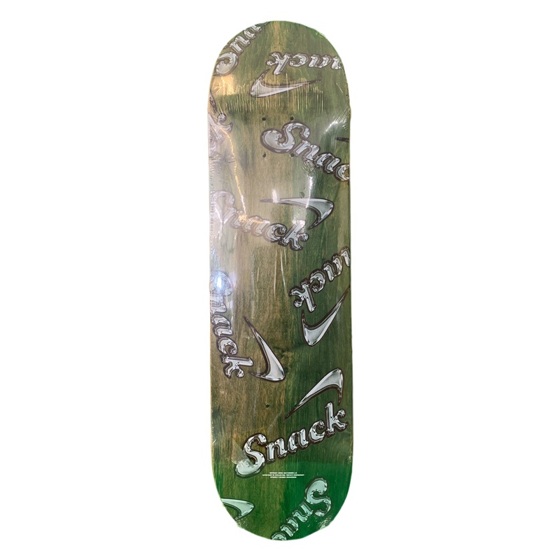 Snack Alive Glass Green 8.3″ Classic Skateboard Deck