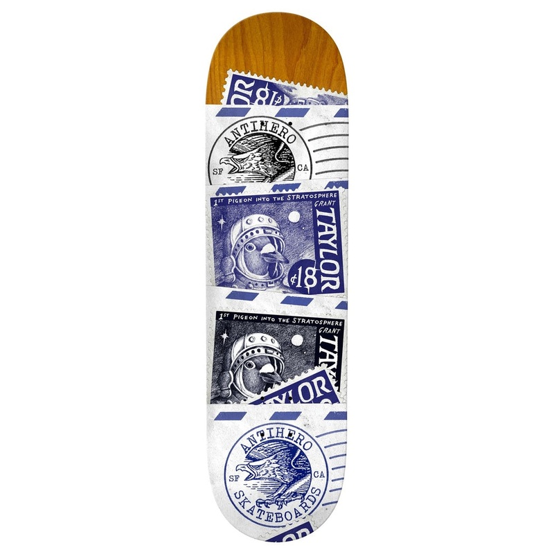 ANTI HERO ANTI-HERO GRANT POSTAL DECK 8.38″  SKATEBOARD DECK 8.38″