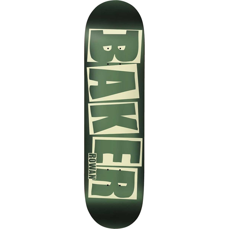 BAKER DECK – ROWAN ZORILLA BRAND LOGO GREEN FOIL B2 (8″) 8″