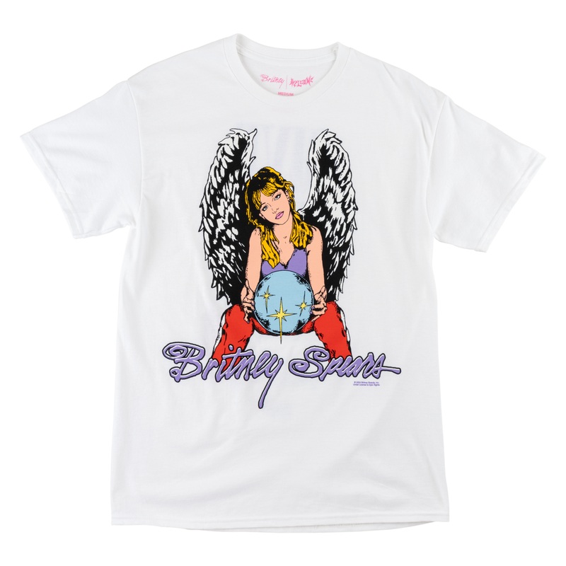 Britney Spears X Welcome – Angel Tee – White Small