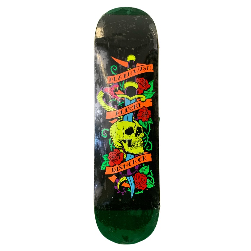 Deathwish Before Dishonor Black 8.25″ Classic Skateboard Deck