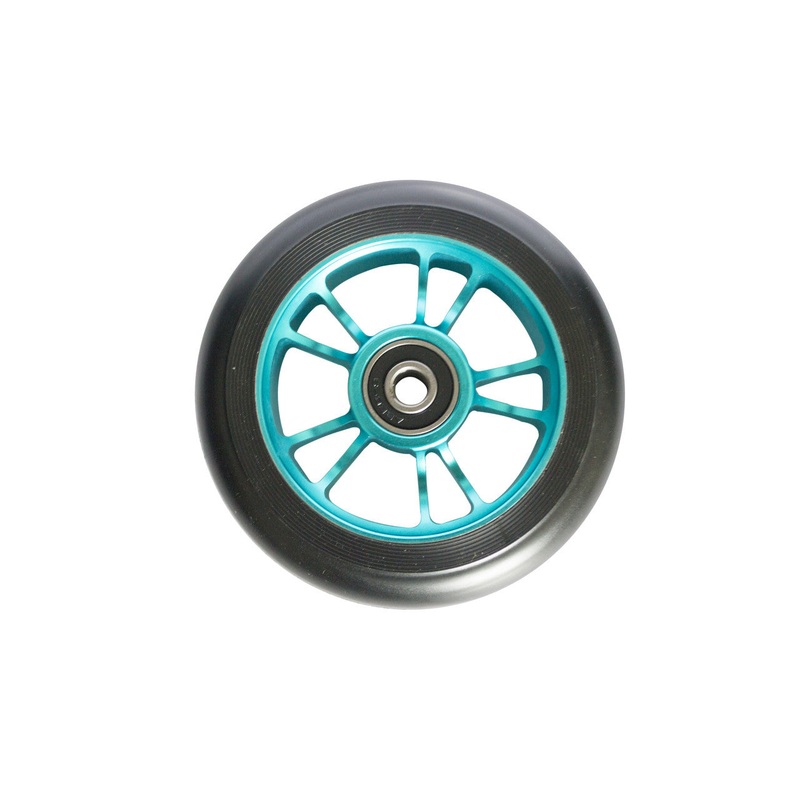 Envy Colt Scooter Wheel 100mm –  Teal/Black (Pair)