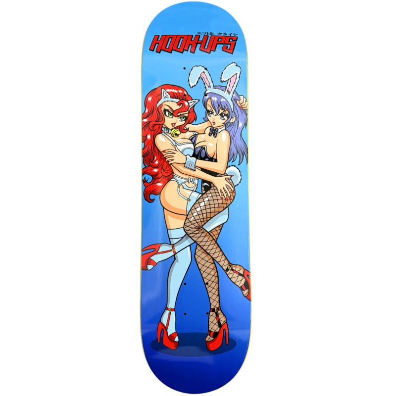 Hook-Ups Catfight Skateboard Deck – 8.5″