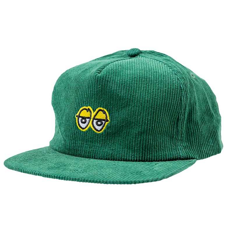 KROOKED EYES SNAPBACK GREEN CORD