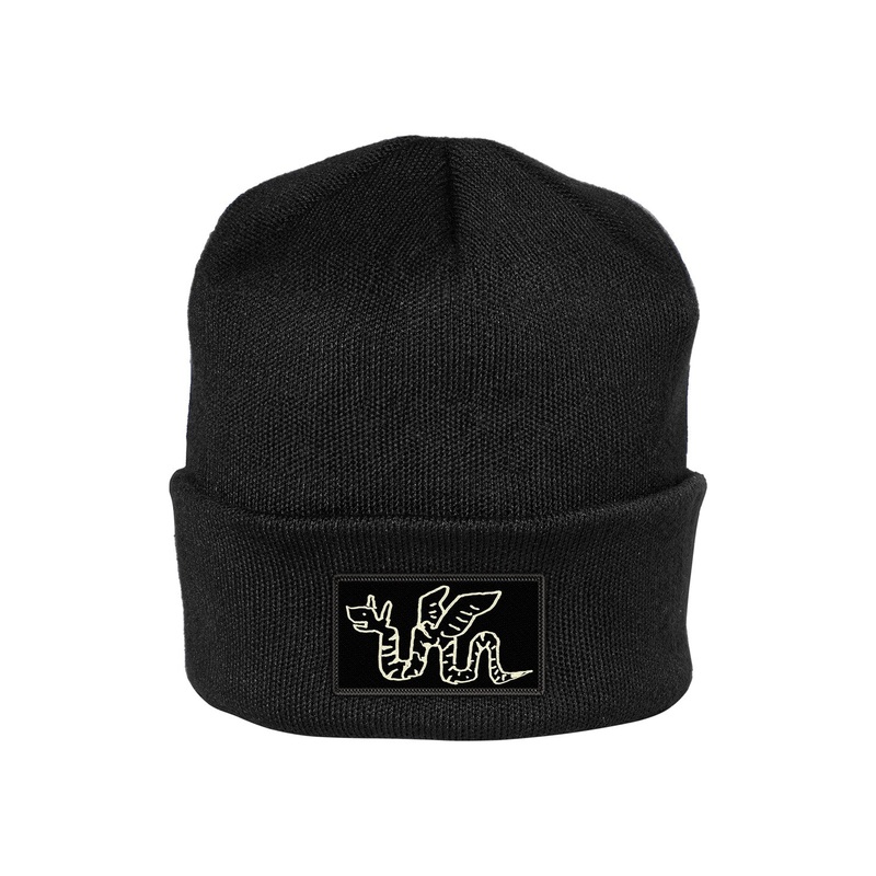 Krooked Monster Cuff Beanie O/S Black