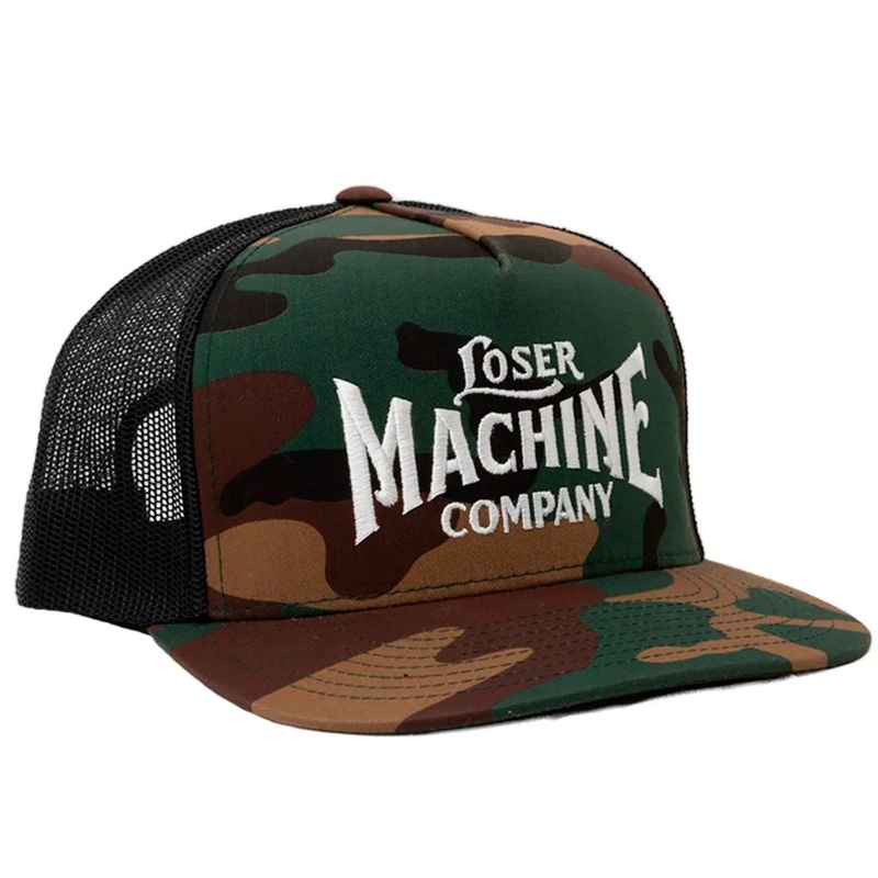 LOSER MACHINE GAGE TRUCKER HAT CAMO
