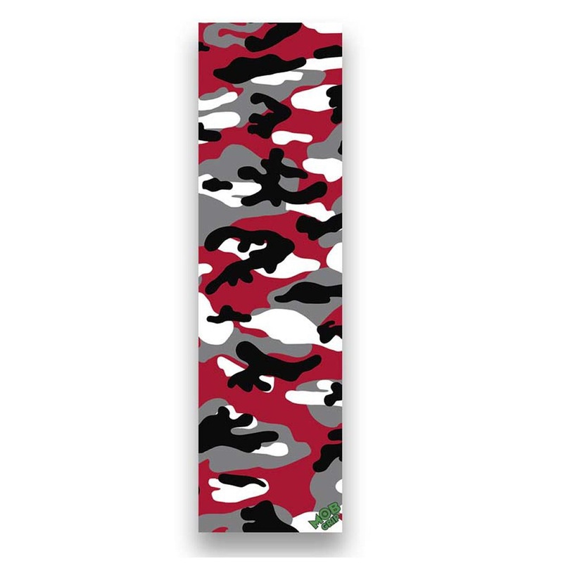 MOB GRIP TAPE SHEET CAMO RED/GREY