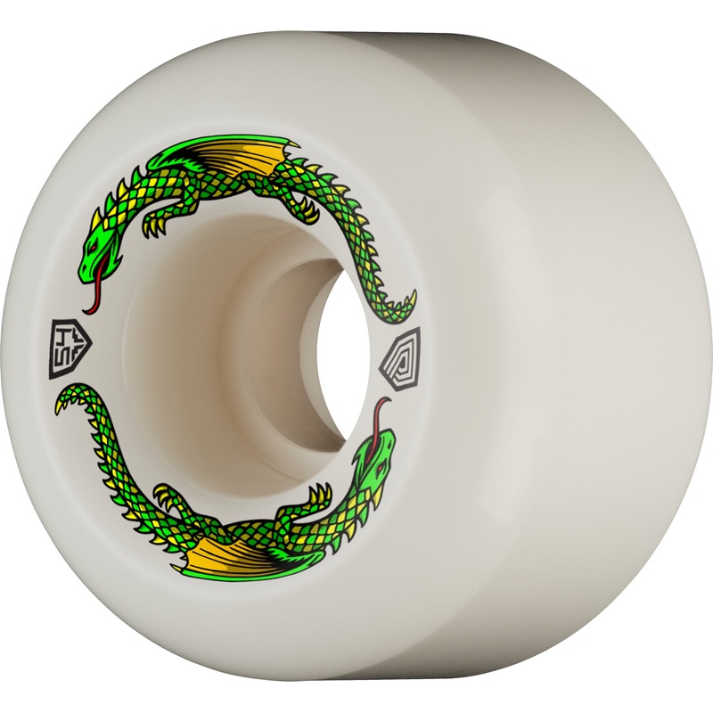 Powell Peralta Dragon Formula Wheels 54x39mm 93A – Off White (Set of 4)