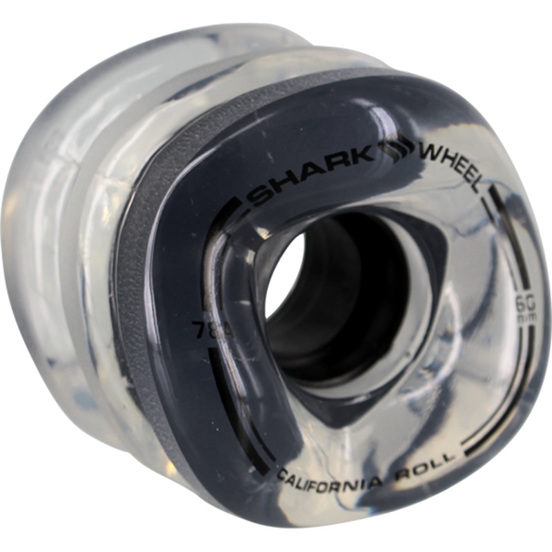 SHARK CALIFORNIA ROLL W/ HUB BLACK 60mm 78A