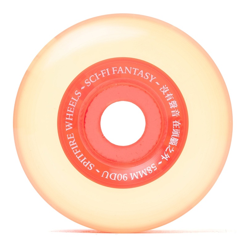 SPITFIRE WHEELS X SCI-FI FANTASY SAPPHIRES CLEAR/RED 90D (58MM) 58MM
