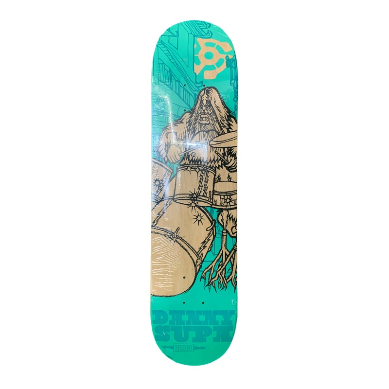 Stereo Danny Supa Bigfoot Drums 7.5″ Classic Skateboard Deck