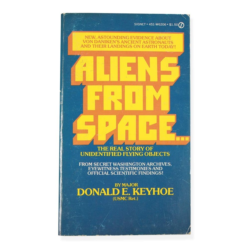 Vintage Aliens From Space Book By Donald E Keyhoe