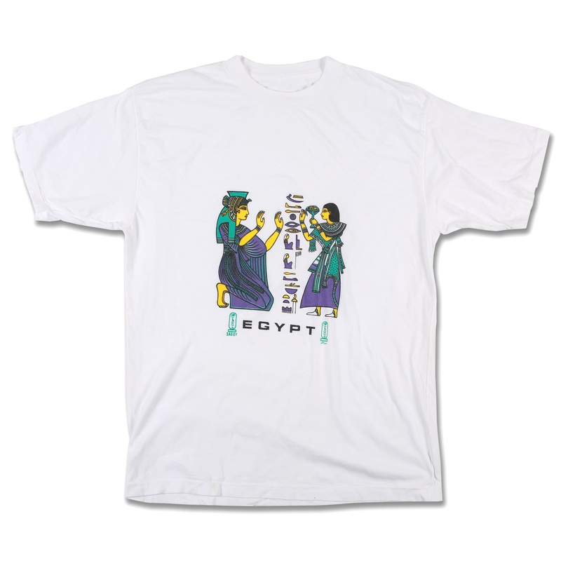 Vintage Egypt Tourist Tee White L