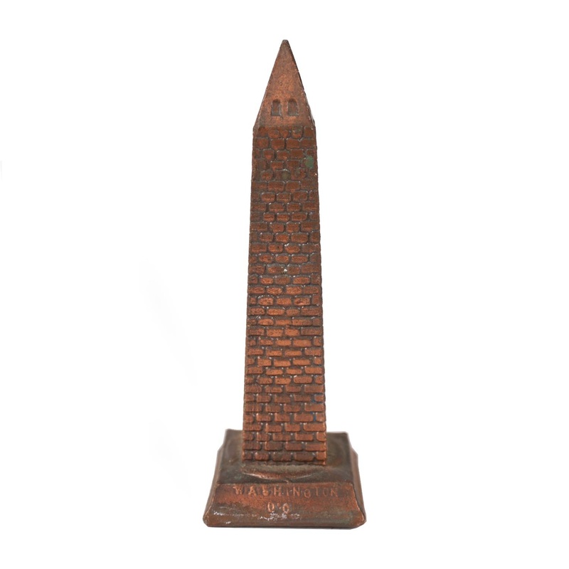Vintage Washington Monument Thermometer Statue